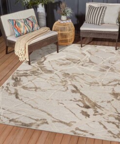 Tappeto da esterno - Marble grigio - sfeer
