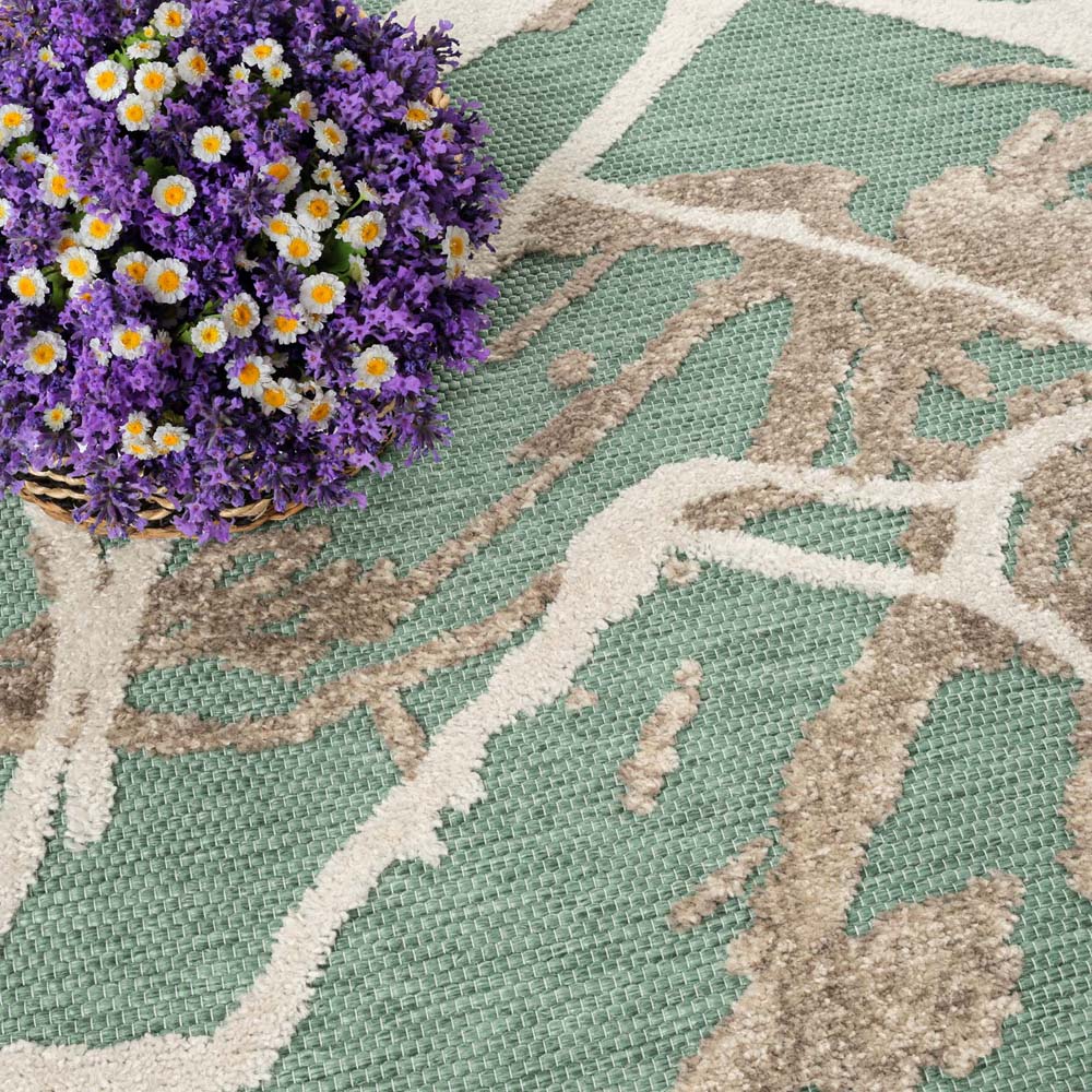 Tappeto da esterno - Marble verde - close up Tappeto da esterno - Marble verde - close up