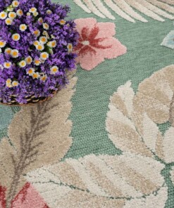 Tappeto da esterno fiori - Yara verde - close up, thumbnail Tappeto da esterno fiori - Yara verde - close up, thumbnail