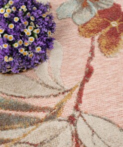 Tappeto da esterno fiori - Lilly rosa - close up, thumbnail