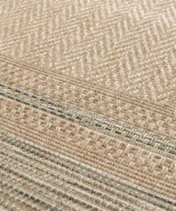 Tappeto da Esterno - Corde Cadre Naturale/Verde