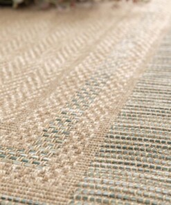 Tappeto da Esterno - Corde Cadre Naturale/Verde