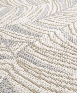 Tappeto da Esterno Foglie di Palma - Verdance Canopy Bianco/Grigio Tappeto da Esterno Foglie di Palma - Verdance Canopy Bianco/Grigio