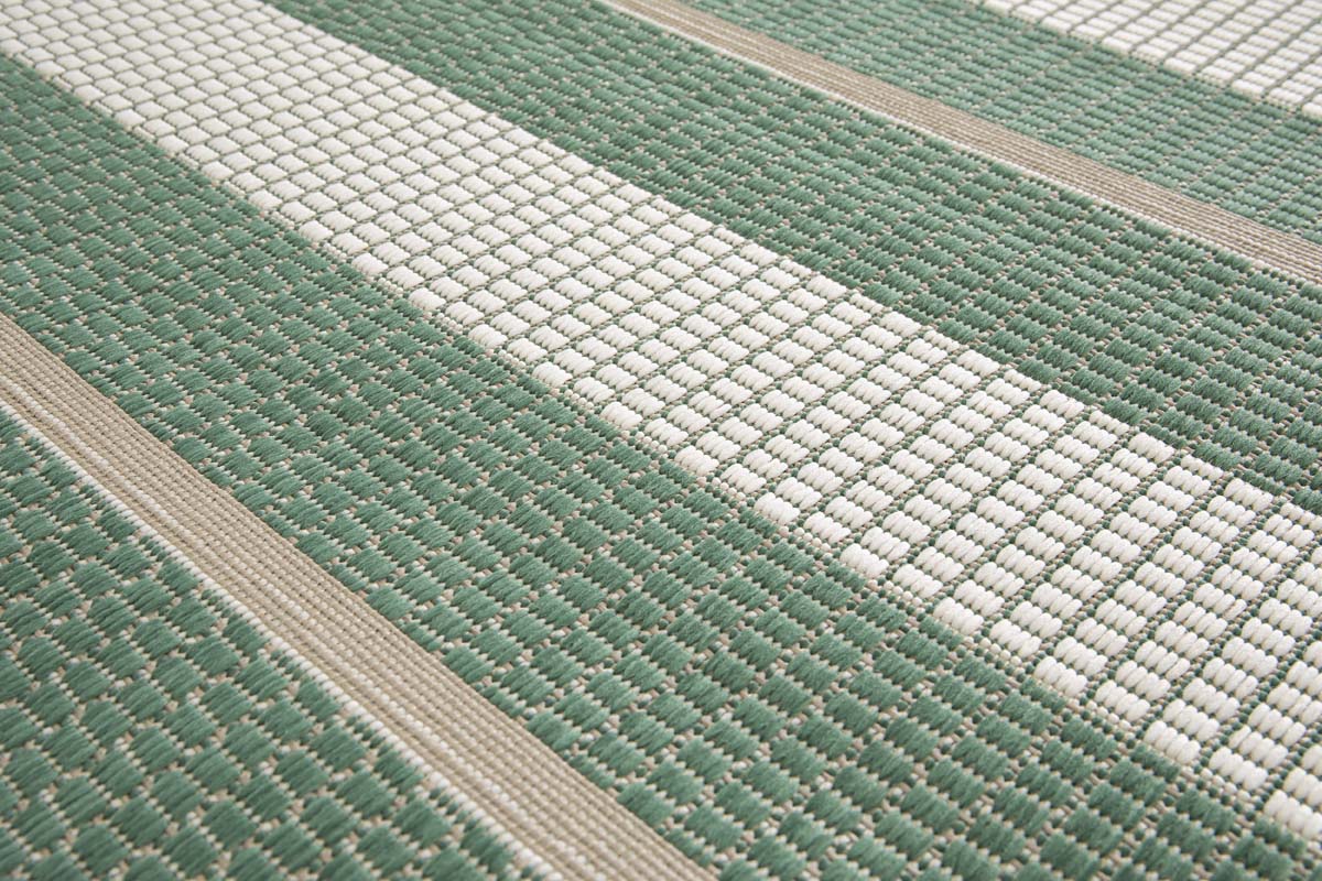 Tappeto da Esterno a Righe - Verdance Cadence Verde Tappeto da Esterno a Righe - Verdance Cadence Verde