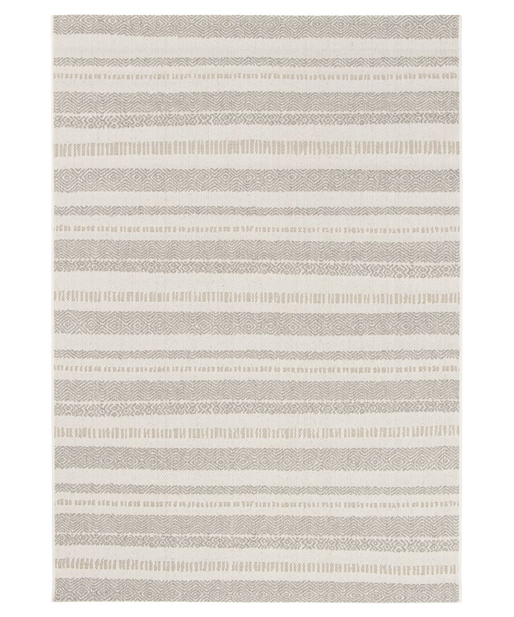 Tappeto da Esterno a Righe - Verdance Cadence Beige - overzicht Tappeto da Esterno a Righe - Verdance Cadence Beige - overzicht