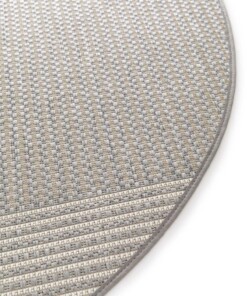 Tappeto Rotondo da Esterno - Verdance Axis Grigio