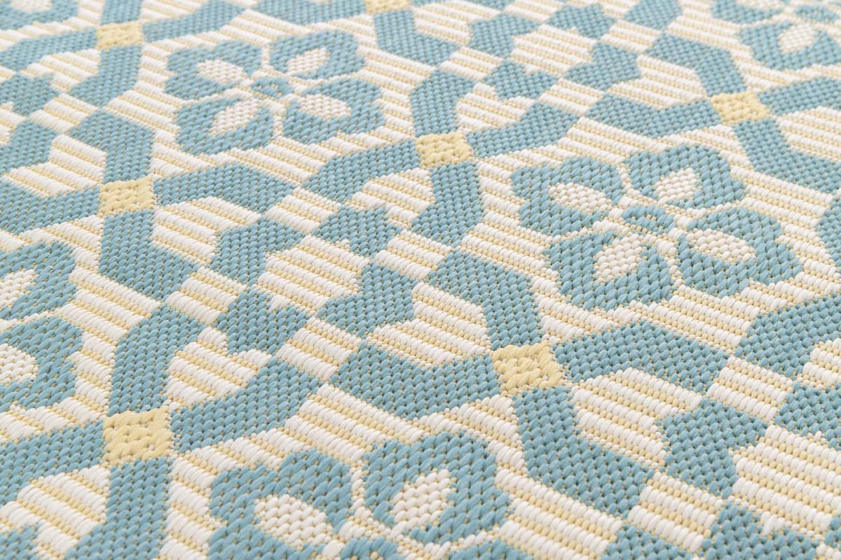 Tappeto da esterno - Bubbly Tulip turchese Tappeto da esterno - Bubbly Tulip turchese