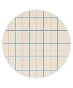 Tappeto rotondo da esterno - Bubbly Picknick multicolore - overzicht