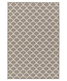 Tappeto da esterno - Earth Scale marrone - overzicht, thumbnail