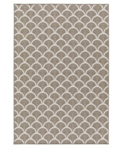 Tappeto da esterno - Earth Scale marrone - overzicht