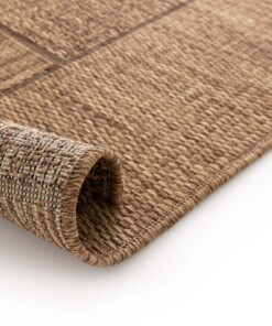 Tappeto da Esterno a Blocchi - Twill Patch Marrone