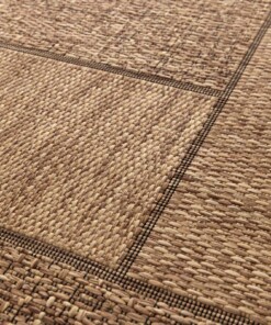 Tappeto da Esterno a Blocchi - Twill Patch Marrone