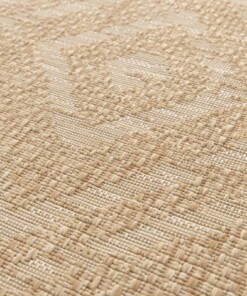 Tappeto da Esterno a Quadri - Twill Zenith Beige/Bianco