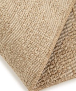 Tappeto da Esterno a Quadri - Twill Zenith Beige/Bianco