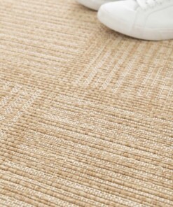 Tappeto da Esterno a Blocchi - Twill Tile Beige/Bianco