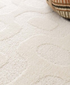 Tappeto Moderno - Forme Modulo Avorio