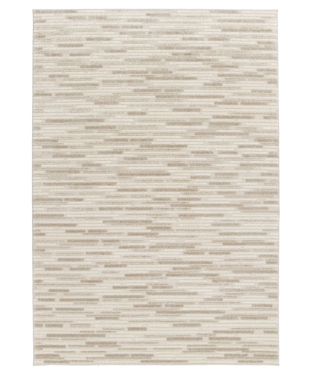 Tappeto Astratto - Forme Brique Beige - overzicht Tappeto Astratto - Forme Brique Beige - overzicht