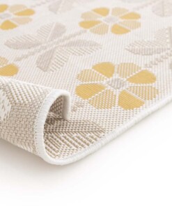 Tappeto da esterno fiori - Amber Marigold beige/giallo