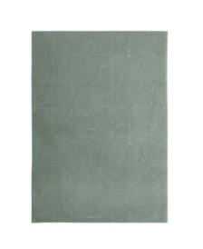 Tappeto morbido - Fuzz Leaf verde - overzicht, thumbnail