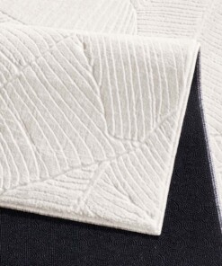 Tappeto morbido - Fuzz Leaf crema - close up, thumbnail