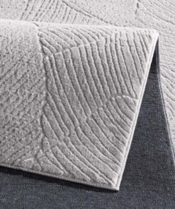 Tappeto morbido - Fuzz Leaf grigio - close up, thumbnail