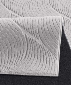 Tappeto morbido - Fuzz Whirl grigio - close up, thumbnail