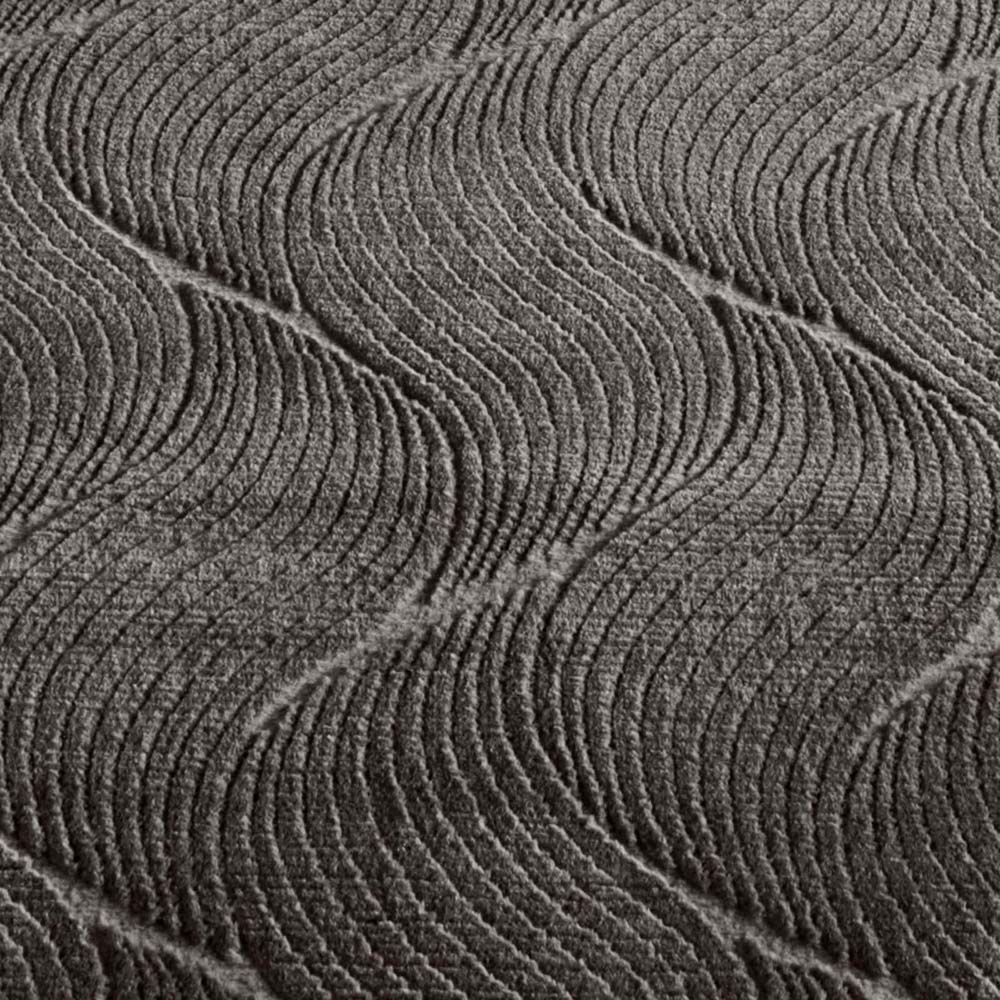 Tappeto rotondo morbido - Fuzz Whirl antracite - close up Tappeto rotondo morbido - Fuzz Whirl antracite - close up