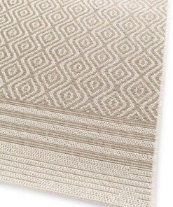 Tappeto da Esterno a Quadri - Bask Pavilion Colore Sabbia