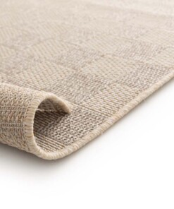 Tappeto da Esterno - Bask Check Beige/Colore Sabbia
