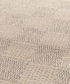 Tappeto da Esterno - Bask Check Beige/Colore Sabbia