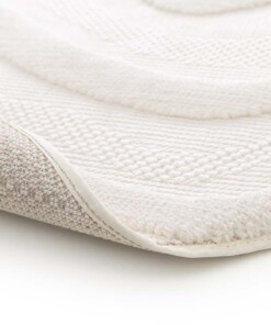 Tapetto Rotondo effetto Marmo - Elevé Marbe Avorio