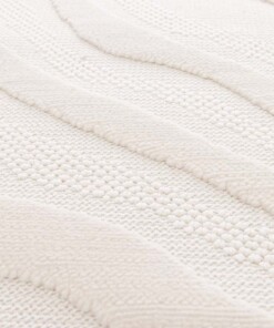 Tapetto Rotondo effetto Marmo - Elevé Marbe Avorio