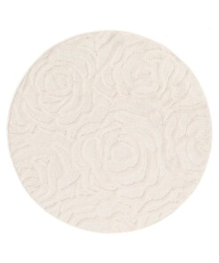 Tapetto Rotondo Floreale - Elevé Pétale Avorio - overzicht Tapetto Rotondo Floreale - Elevé Pétale Avorio - overzicht