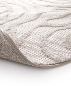 Tapetto Rotondo Floreale - Elevé Pétale Tortora Tapetto Rotondo Floreale - Elevé Pétale Tortora