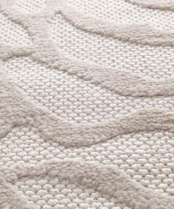 Tapetto Rotondo Floreale - Elevé Pétale Tortora Tapetto Rotondo Floreale - Elevé Pétale Tortora