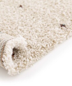 Tappeto a Pelo Lungo - Dots Crema/Multicolore