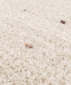 Tappeto a Pelo Lungo - Dots Crema/Multicolore