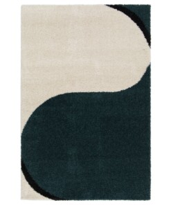 Tappeto a Pelo Lungo - Mirage Éclipse Petrolio - overzicht