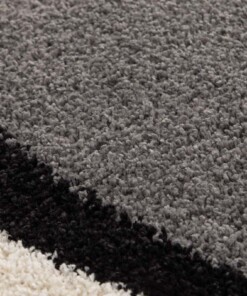 Tappeto a Pelo Lungo - Mirage Éclipse Grigio