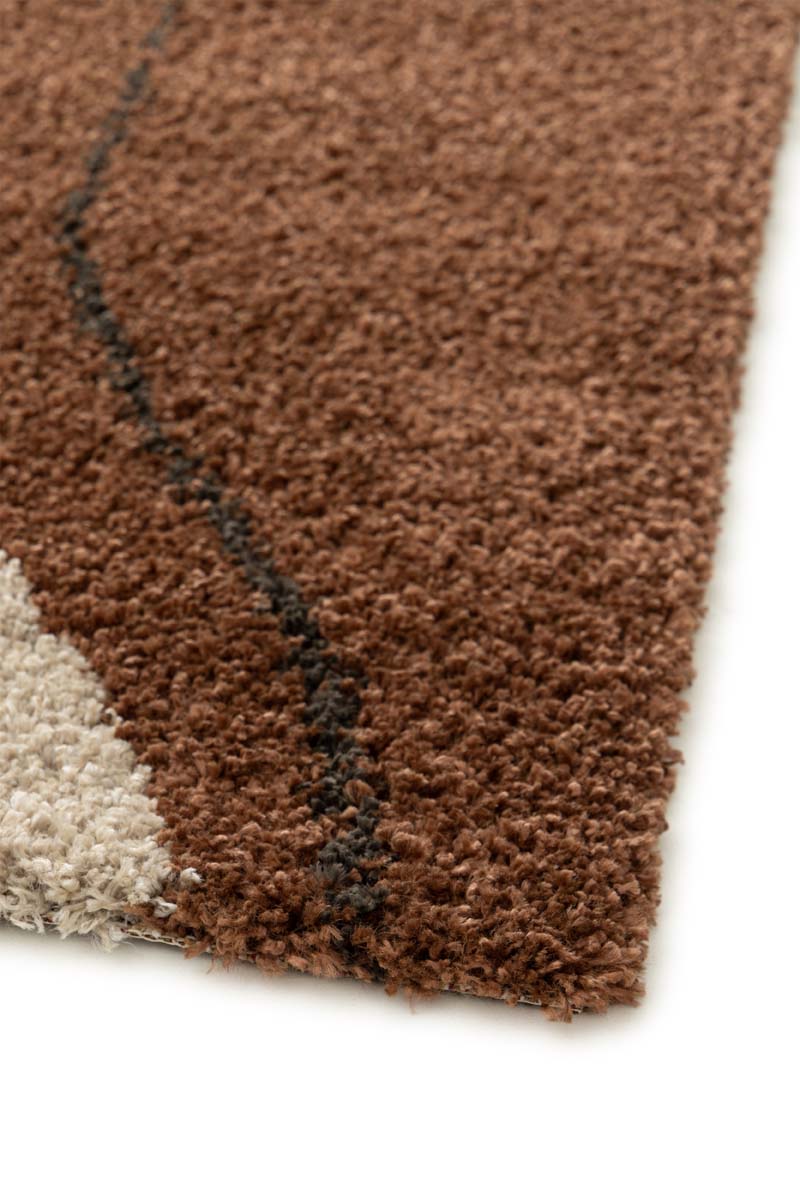 Tappeto a Pelo Lungo - Mirage Rivage Verde Oliva/Giallo Tappeto a Pelo Lungo - Mirage Rivage Verde Oliva/Giallo