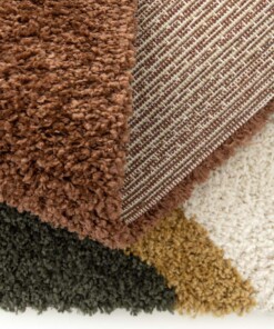 Tappeto a Pelo Lungo - Mirage Rivage Verde Oliva/Giallo Tappeto a Pelo Lungo - Mirage Rivage Verde Oliva/Giallo