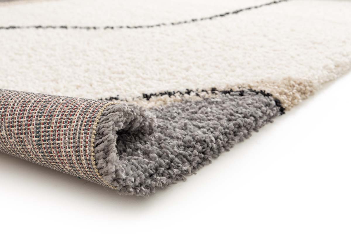 Tappeto a Pelo Lungo - Mirage Rivage Grigio/Beige Tappeto a Pelo Lungo - Mirage Rivage Grigio/Beige