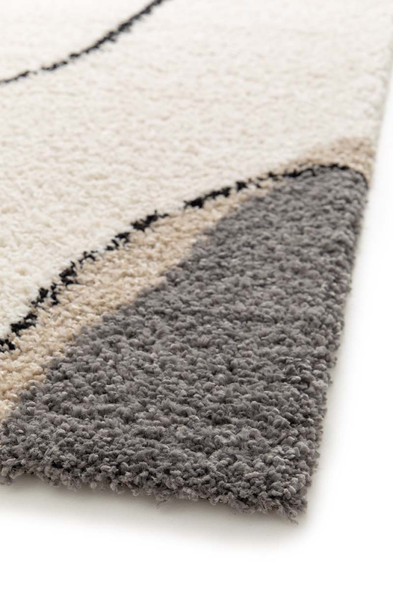 Tappeto a Pelo Lungo - Mirage Rivage Grigio/Beige Tappeto a Pelo Lungo - Mirage Rivage Grigio/Beige