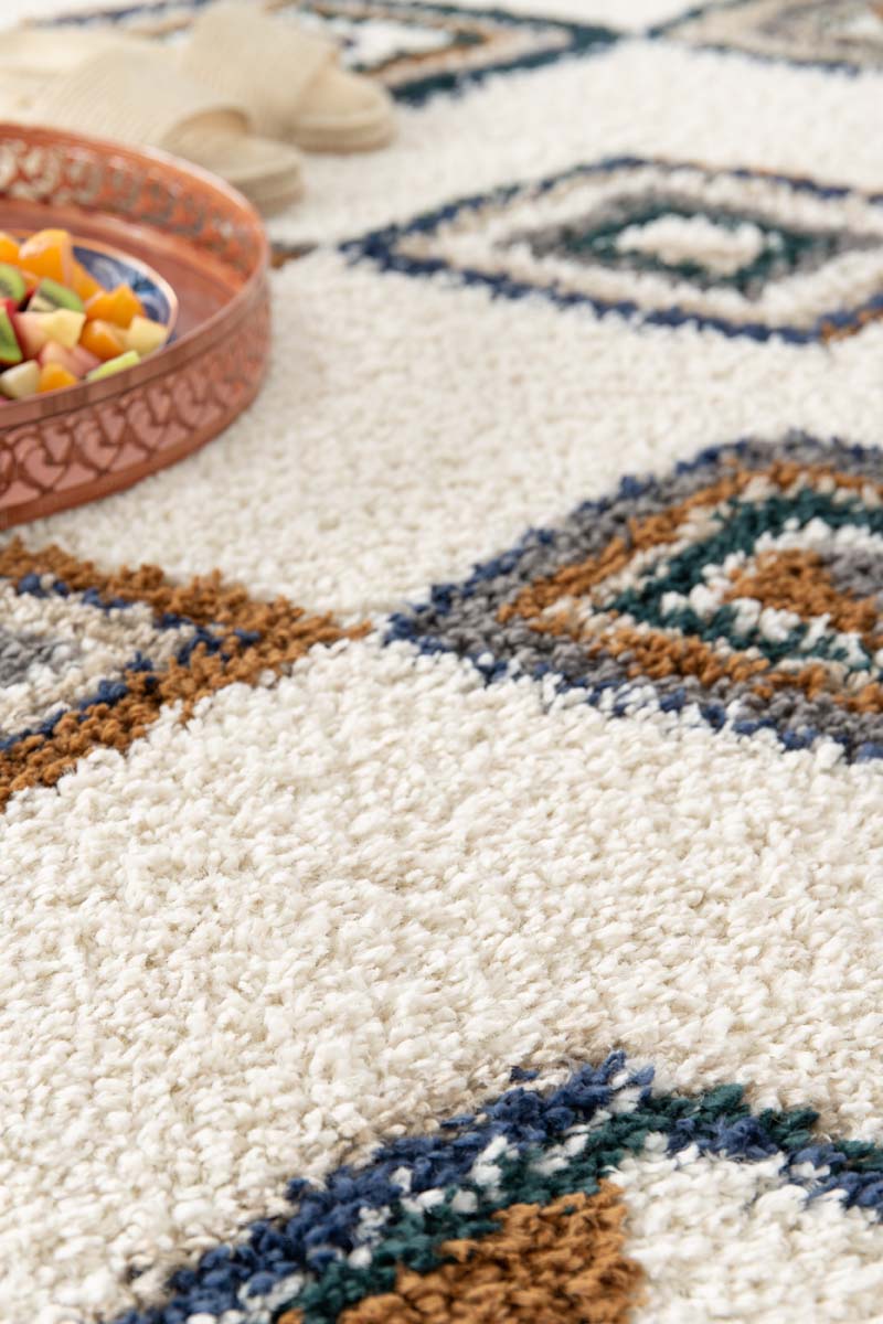 Tappeto Berbero - Atlas Nomad Marrone/Blu Tappeto Berbero - Atlas Nomad Marrone/Blu