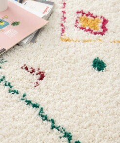 Tappeto Berbero - Atlas Kite Avorio/Multicolore