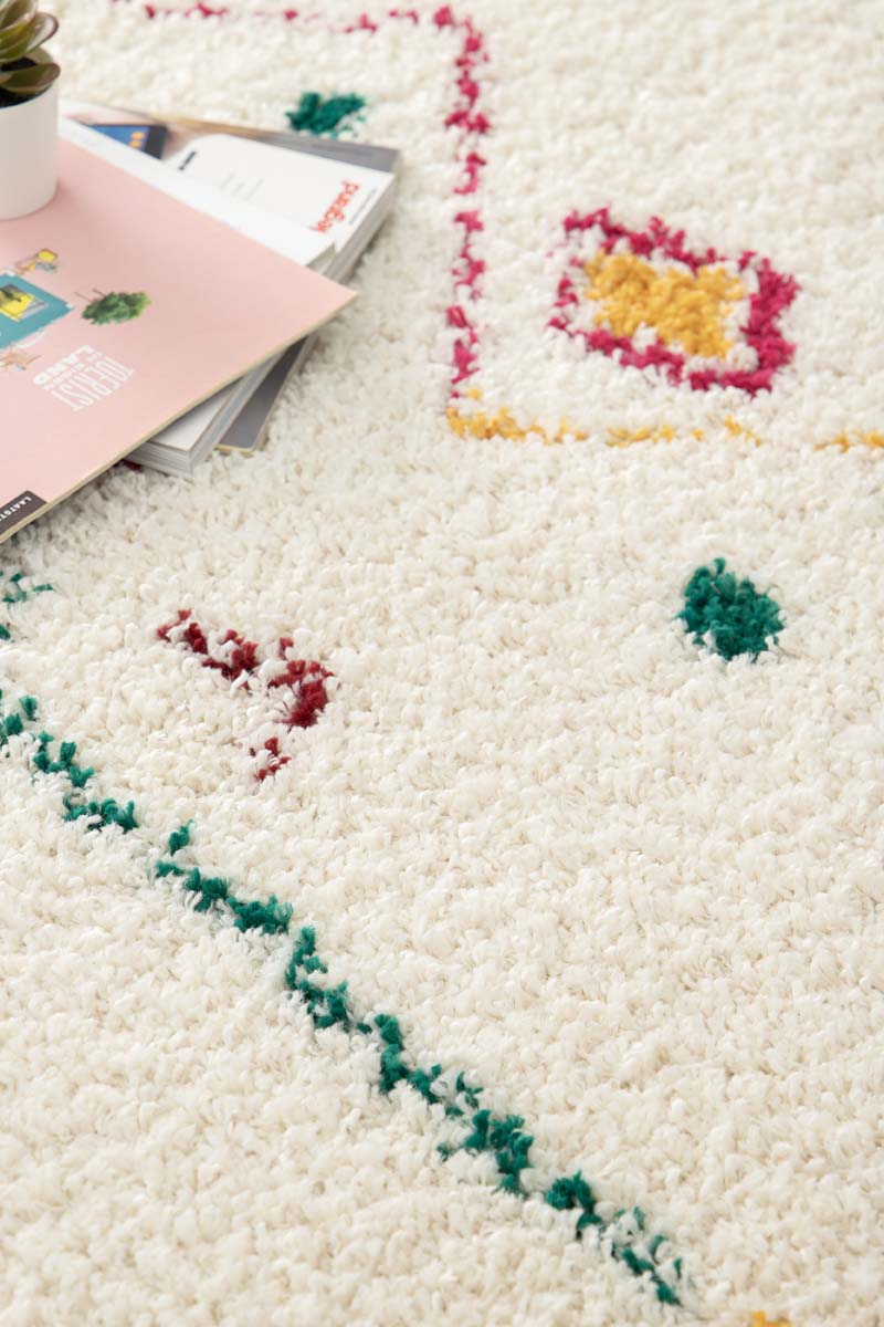 Tappeto Berbero - Atlas Kite Avorio/Multicolore Tappeto Berbero - Atlas Kite Avorio/Multicolore