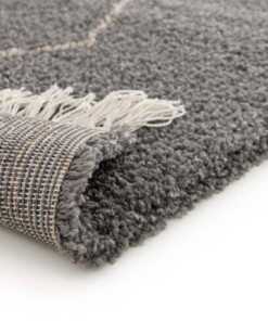 Tappeto Berbero - Atlas Grid Grigio