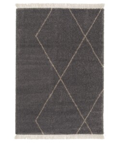 Tappeto Berbero - Atlas Grid Grigio - overzicht
