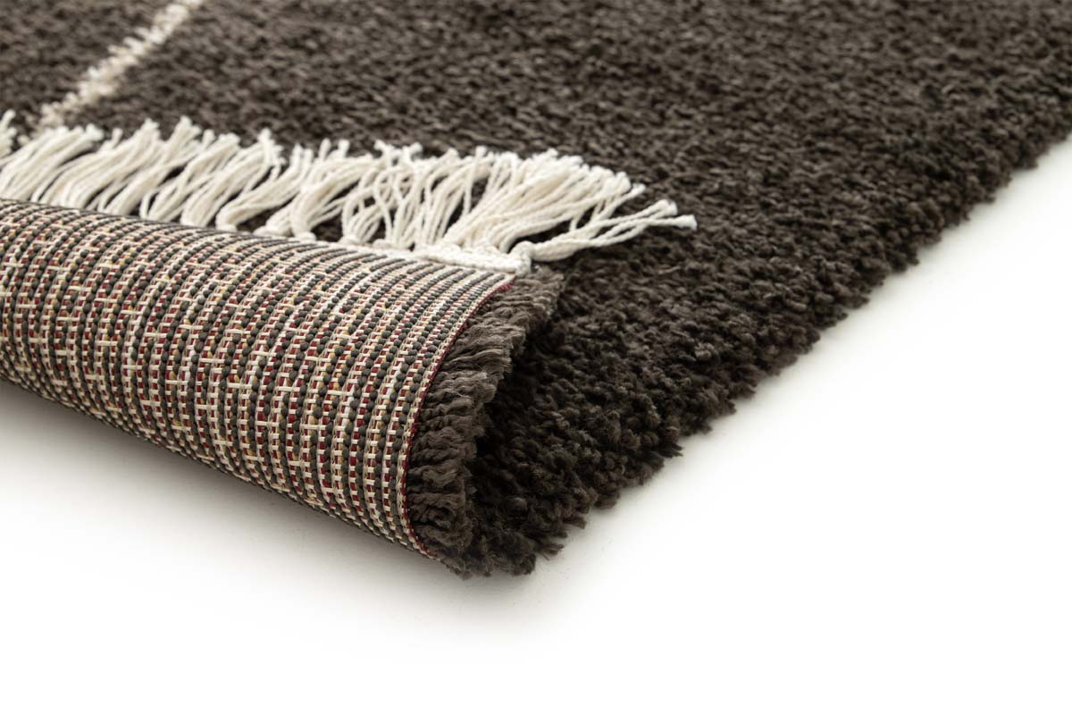 Tappeto Berbero - Atlas Grid Marrone Scuro Tappeto Berbero - Atlas Grid Marrone Scuro