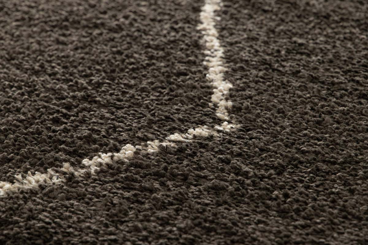 Tappeto Berbero - Atlas Grid Marrone Scuro Tappeto Berbero - Atlas Grid Marrone Scuro